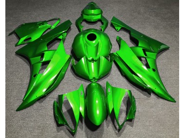 Glänzend Grün 2006-2007 Yamaha R6 Motorrad Verkleidungen