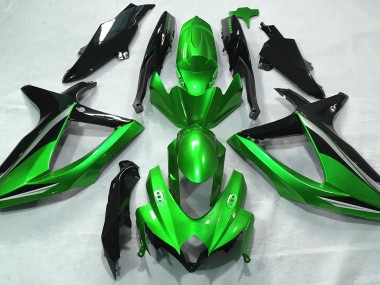 Glänzend Grün 2008-2010 Suzuki GSXR 600-750 Motorrad Verkleidungen