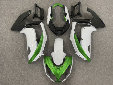 Glänzend Weiß & Grün 2012-2016 Kawasaki Ninja 650R Motorrad Verkleidungen