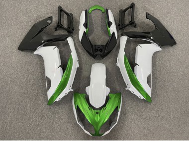 Glänzend Weiß & Grün 2012-2016 Kawasaki Ninja 650R Motorrad Verkleidungen