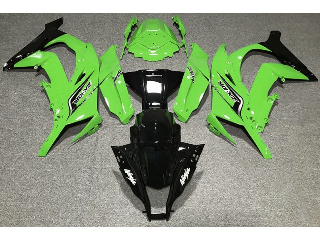 Glänzend Grün & Logos 2011-2015 Kawasaki ZX10R Motorrad Verkleidungen Glänzend Grün & Logos 2011-2015 Kawasaki ZX10R Motorrad Verkleidungen