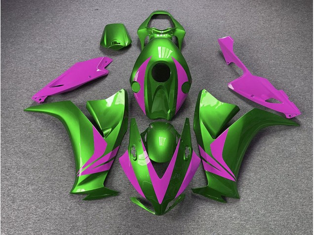 Glänzend Grün & Pink 2012-2016 Honda CBR1000RR Motorrad Verkleidungen Glänzend Grün & Pink 2012-2016 Honda CBR1000RR Motorrad Verkleidungen
