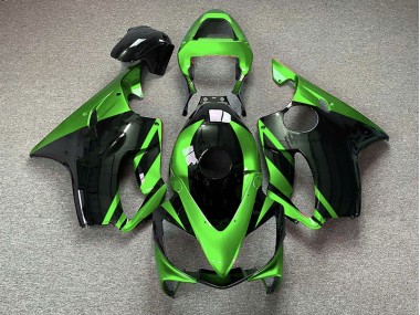 Glänzend Grün & Schwarz 2001-2003 Honda CBR600 F4i Motorrad Verkleidungen