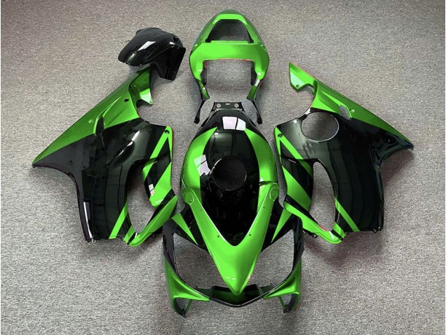 Glänzend Grün & Schwarz 2001-2003 Honda CBR600 F4i Motorrad Verkleidungen Glänzend Grün & Schwarz 2001-2003 Honda CBR600 F4i Motorrad Verkleidungen