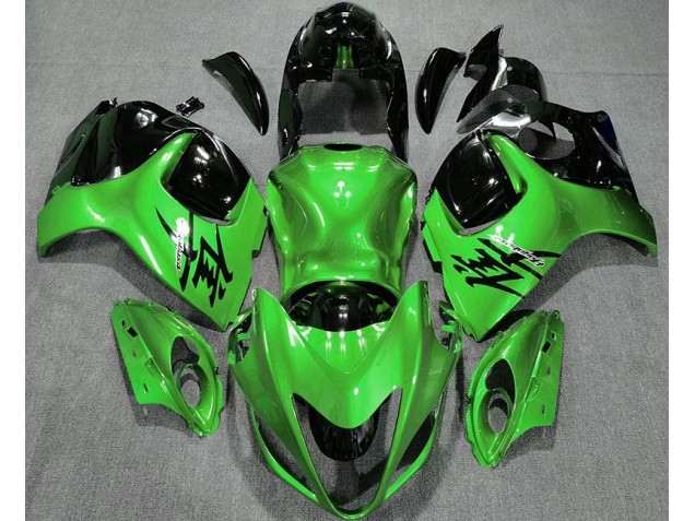 Glänzend Grün & Schwarz 2008-2020 Suzuki GSXR 1300 Motorrad Verkleidungen Glänzend Grün & Schwarz 2008-2020 Suzuki GSXR 1300 Motorrad Verkleidungen