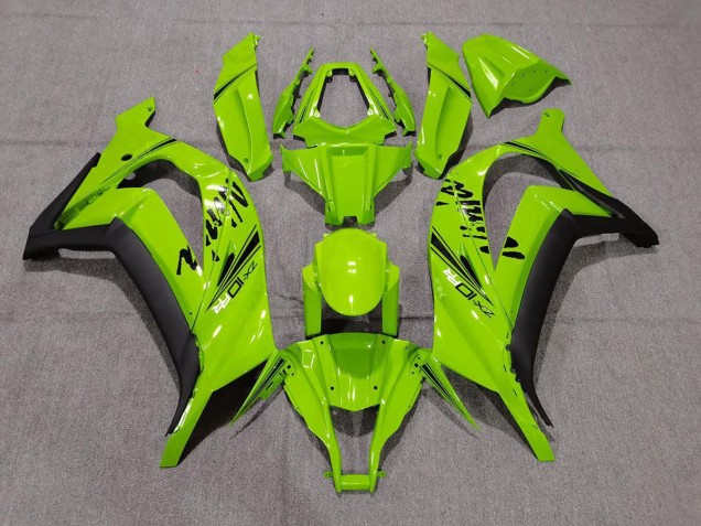 Glänzend Grün & Schwarz 2011-2015 Kawasaki ZX10R Motorrad Verkleidungen Glänzend Grün & Schwarz 2011-2015 Kawasaki ZX10R Motorrad Verkleidungen