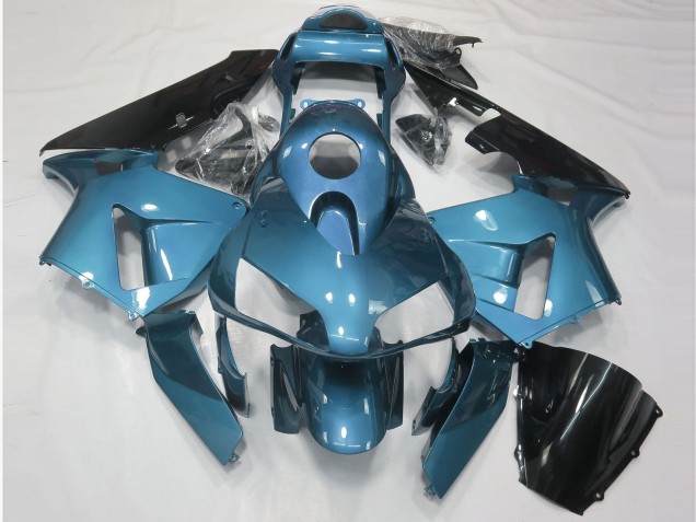 Glänzend Hellblau 2003-2004 Honda CBR600RR Motorrad Verkleidungen Glänzend Hellblau 2003-2004 Honda CBR600RR Motorrad Verkleidungen