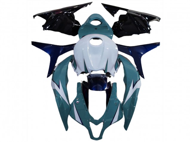 Glänzend Hellblau & Blau 2009-2012 Honda CBR600RR Motorrad Verkleidungen Glänzend Hellblau & Blau 2009-2012 Honda CBR600RR Motorrad Verkleidungen