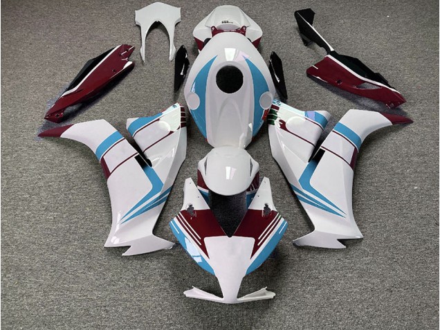 Glänzend Hellblau & Kastanienbraun 2012-2016 Honda CBR1000RR Motorrad Verkleidungen Glänzend Hellblau & Kastanienbraun 2012-2016 Honda CBR1000RR Motorrad Verkleidungen