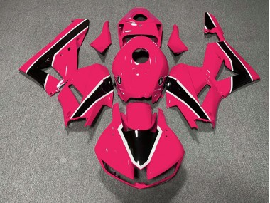 Glänzend Hellrosa & Schwarz 2013-2023 Honda CBR600RR Motorrad Verkleidungen