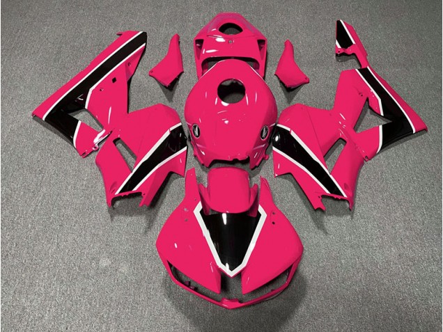 Glänzend Hellrosa & Schwarz 2013-2023 Honda CBR600RR Motorrad Verkleidungen Glänzend Hellrosa & Schwarz 2013-2023 Honda CBR600RR Motorrad Verkleidungen
