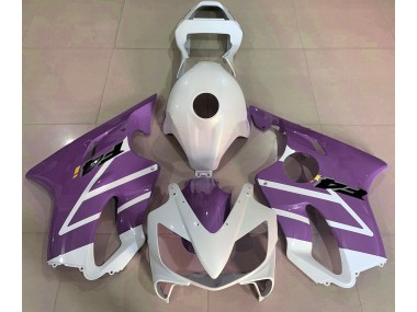 Glänzend Weiß & Lila 2001-2003 Honda CBR600 F4i Motorrad Verkleidungen