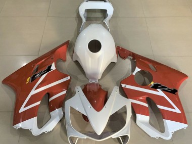 Glänzend Weiß & Orange 2001-2003 Honda CBR600 F4i Motorrad Verkleidungen