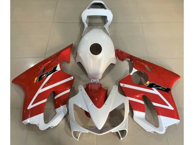 Glänzend Weiß & Rot 2001-2003 Honda CBR600 F4i Motorrad Verkleidungen