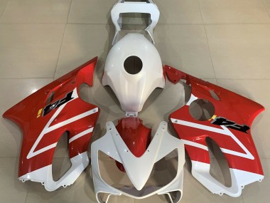 Glänzend Weiß & Rot 2001-2003 Honda CBR600 F4i Motorrad Verkleidungen