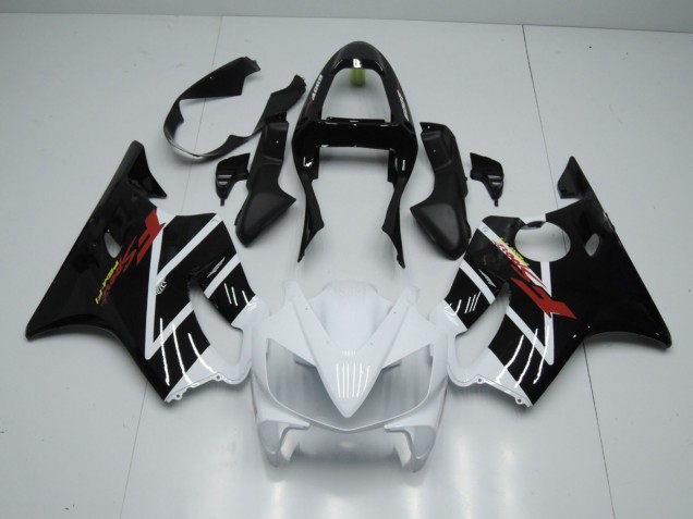 Glänzend Weiß & Schwarz 2001-2003 Honda CBR600 F4i Motorrad Verkleidungen Glänzend Weiß & Schwarz 2001-2003 Honda CBR600 F4i Motorrad Verkleidungen