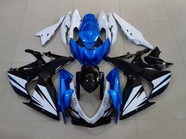 Glänzend Weiß & Schwarz Mit Rot Mattblau 2009-2016 Suzuki GSXR 1000 Motorrad Verkleidungen Glänzend Weiß & Schwarz Mit Rot Mattblau 2009-2016 Suzuki GSXR 1000 Motorrad Verkleidungen
