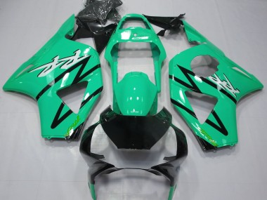 Glänzendes Blaugrün 2002-2003 Honda CBR954RR Motorrad Verkleidungen