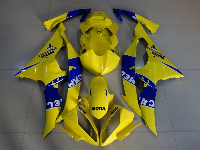 Glänzendes Gelb Camel 2008-2016 Yamaha R6 Motorrad Verkleidungen Glänzendes Gelb Camel 2008-2016 Yamaha R6 Motorrad Verkleidungen