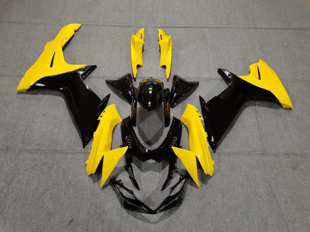 Glänzendes Gelb & Schwarz 2011-2024 Suzuki GSXR 600-750 Motorrad Verkleidungen Glänzendes Gelb & Schwarz 2011-2024 Suzuki GSXR 600-750 Motorrad Verkleidungen