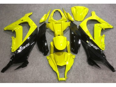 Glänzendes Gelb & Schwarz 2016-2019 Kawasaki ZX10R Motorrad Verkleidungen