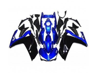Glänzendes Schwarz & Blau 2015-2018 Yamaha R3 Motorrad Verkleidungen