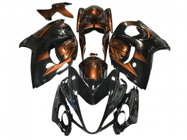 Glänzendes Schwarz & Dunkelorange 2008-2020 Suzuki GSXR 1300 Motorrad Verkleidungen Glänzendes Schwarz & Dunkelorange 2008-2020 Suzuki GSXR 1300 Motorrad Verkleidungen