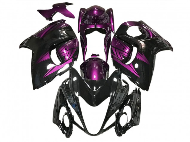 Glänzendes Schwarz & Dunkelviolett 2008-2020 Suzuki GSXR 1300 Motorrad Verkleidungen Glänzendes Schwarz & Dunkelviolett 2008-2020 Suzuki GSXR 1300 Motorrad Verkleidungen