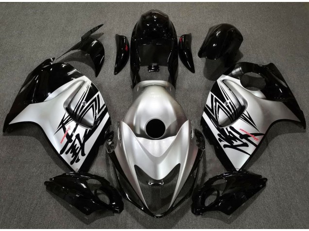 Glänzendes Schwarz & Silberdesign 2008-2020 Suzuki GSXR 1300 Motorrad Verkleidungen Glänzendes Schwarz & Silberdesign 2008-2020 Suzuki GSXR 1300 Motorrad Verkleidungen
