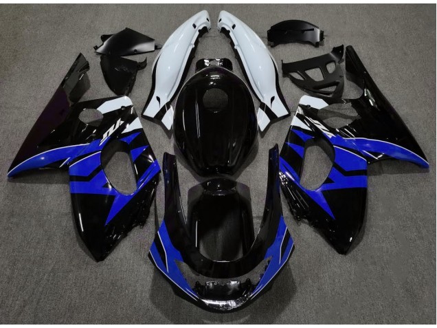Glänzendes Schwarzblau & Weiß 1998-2007 Yamaha YZF600 Motorrad Verkleidungen Glänzendes Schwarzblau & Weiß 1998-2007 Yamaha YZF600 Motorrad Verkleidungen