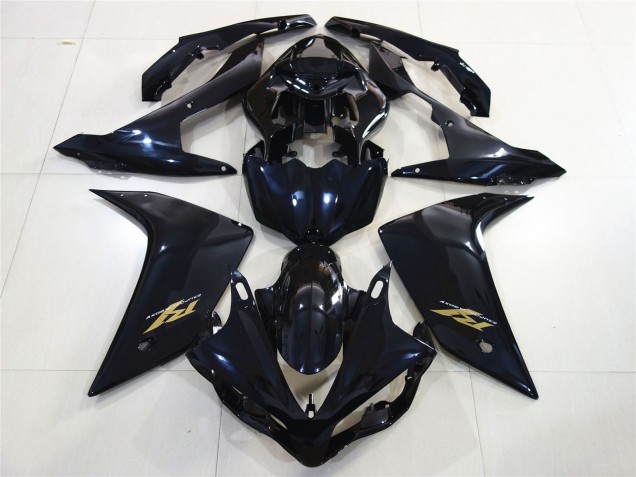 Glänzendes Schwarzes Gold 2007-2008 Yamaha R1 Motorrad Verkleidungen Glänzendes Schwarzes Gold 2007-2008 Yamaha R1 Motorrad Verkleidungen