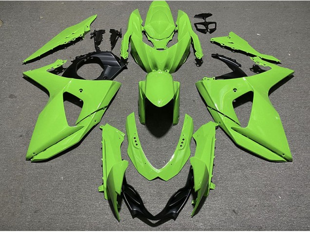 Glanzgrün 2009-2016 Suzuki GSXR 1000 Motorrad Verkleidungen Glanzgrün 2009-2016 Suzuki GSXR 1000 Motorrad Verkleidungen