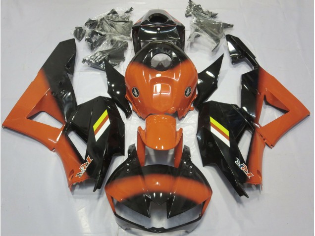 Glanzorange & Schwarz Verblassen 2013-2023 Honda CBR600RR Motorrad Verkleidungen Glanzorange & Schwarz Verblassen 2013-2023 Honda CBR600RR Motorrad Verkleidungen