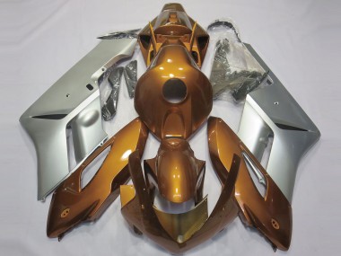 Glanzorange & Silber 2004-2005 Honda CBR1000RR Motorrad Verkleidungen