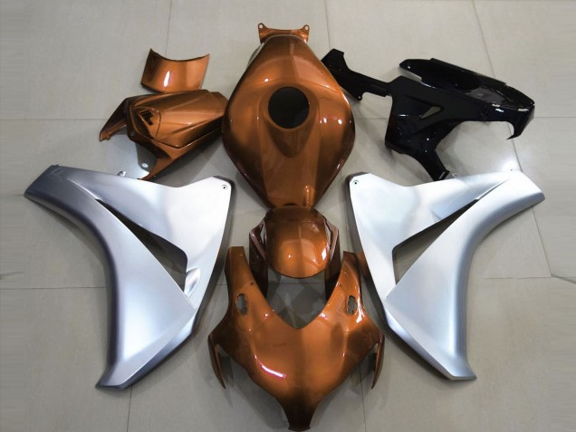 Glanzorange & Silber 2008-2011 Honda CBR1000RR Motorrad Verkleidungen Glanzorange & Silber 2008-2011 Honda CBR1000RR Motorrad Verkleidungen
