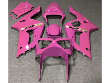 Glanzrosa 2003-2004 Kawasaki ZX6R Motorrad Verkleidungen