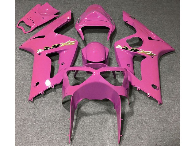 Glanzrosa 2003-2004 Kawasaki ZX6R Motorrad Verkleidungen Glanzrosa 2003-2004 Kawasaki ZX6R Motorrad Verkleidungen