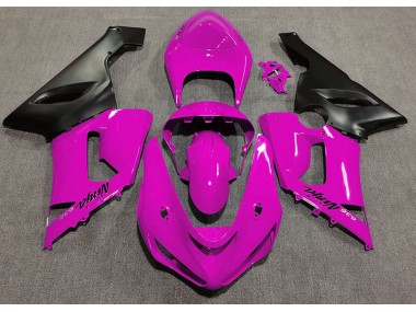 Glanzrosa 2005-2006 Kawasaki ZX6R Motorrad Verkleidungen