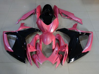 Glanzrosa 2006-2007 Suzuki GSXR 600-750 Motorrad Verkleidungen