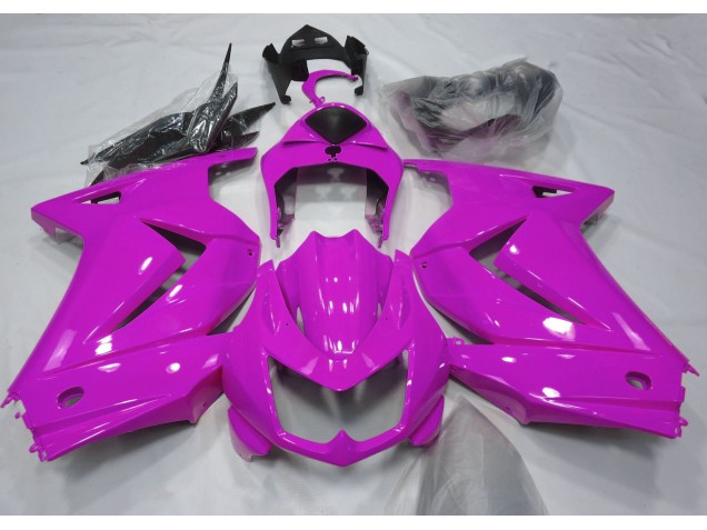 Glanzrosa 2008-2012 Kawasaki Ninja 250 Motorrad Verkleidungen Glanzrosa 2008-2012 Kawasaki Ninja 250 Motorrad Verkleidungen