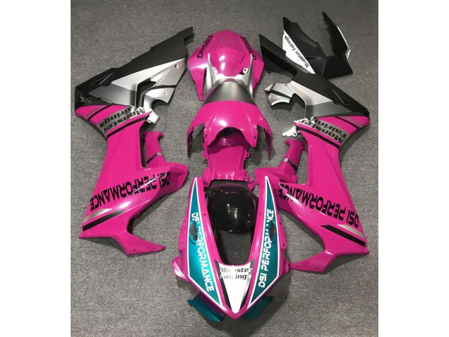 Glanzrosa & Hellblau 2017-2023 Honda CBR1000RR Motorrad Verkleidungen