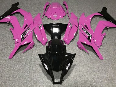 Glanzrosa & Logos 2011-2015 Kawasaki ZX10R Motorrad Verkleidungen