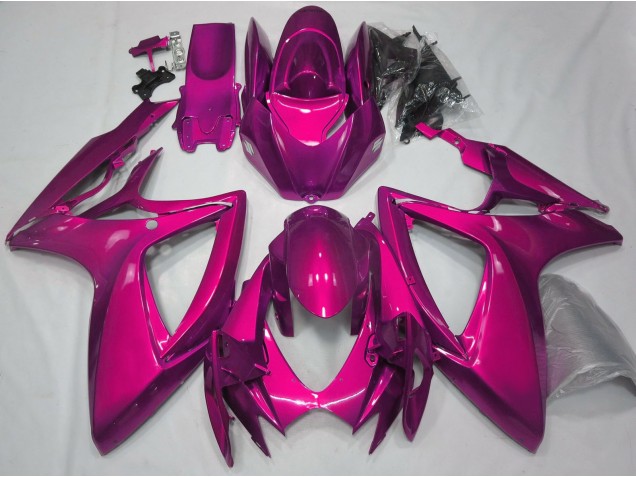 Glanzrosa Schlicht 2006-2007 Suzuki GSXR 600-750 Motorrad Verkleidungen Glanzrosa Schlicht 2006-2007 Suzuki GSXR 600-750 Motorrad Verkleidungen