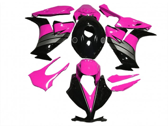 Glanzrosa Schwarz & Grau 2012-2016 Honda CBR1000RR Motorrad Verkleidungen Glanzrosa Schwarz & Grau 2012-2016 Honda CBR1000RR Motorrad Verkleidungen