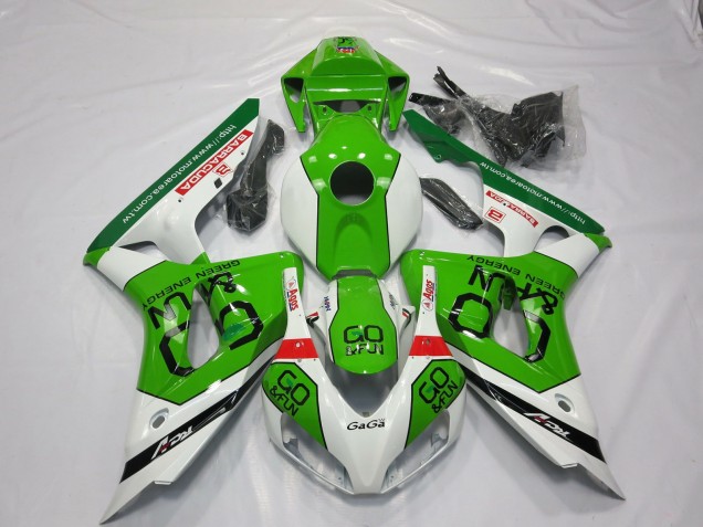 Grün & Weiß 2006-2007 Honda CBR1000RR Motorrad Verkleidungen Grün & Weiß 2006-2007 Honda CBR1000RR Motorrad Verkleidungen