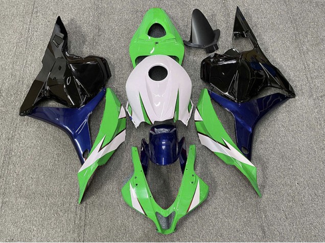 Grün & Weiß 2009-2012 Honda CBR600RR Motorrad Verkleidungen Grün & Weiß 2009-2012 Honda CBR600RR Motorrad Verkleidungen