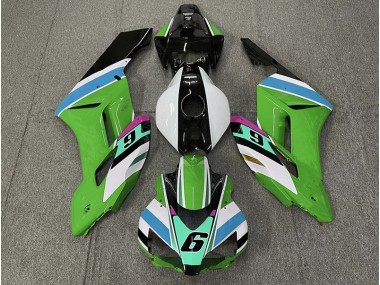 Grün 6 2004-2005 Honda CBR1000RR Motorrad Verkleidungen