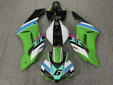 Grün 6 2004-2005 Honda CBR1000RR Motorrad Verkleidungen