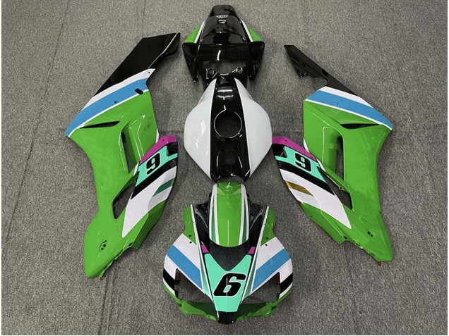Grün 6 2004-2005 Honda CBR1000RR Motorrad Verkleidungen Grün 6 2004-2005 Honda CBR1000RR Motorrad Verkleidungen