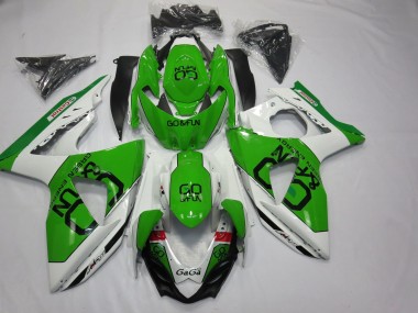 Grün Go Fun 2009-2016 Suzuki GSXR 1000 Motorrad Verkleidungen